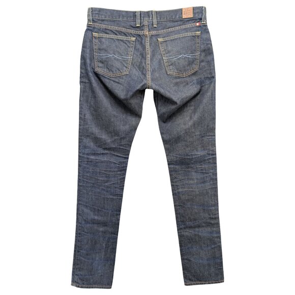 Lucky Brand Riley Slouchy Skinny Jeans Womens Blue Cotton Denim Size 8 / 29 - Picture 2 of 10